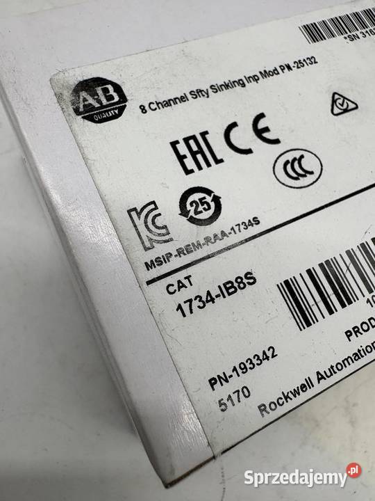 Allen Bradley 1734IB8S Safety Module Warszawa