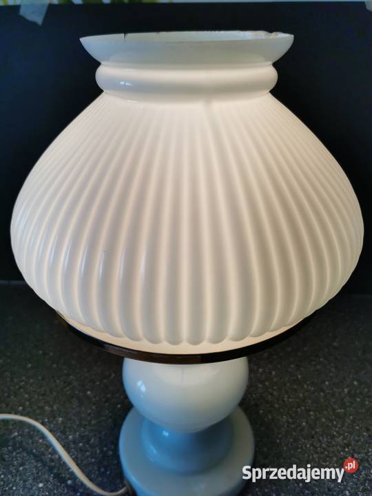 Lampa naftowa elektryczna PRL Vintage