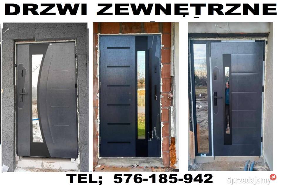 Drzwi zewnętrzne metalowe ocieplone Ruda Śląska