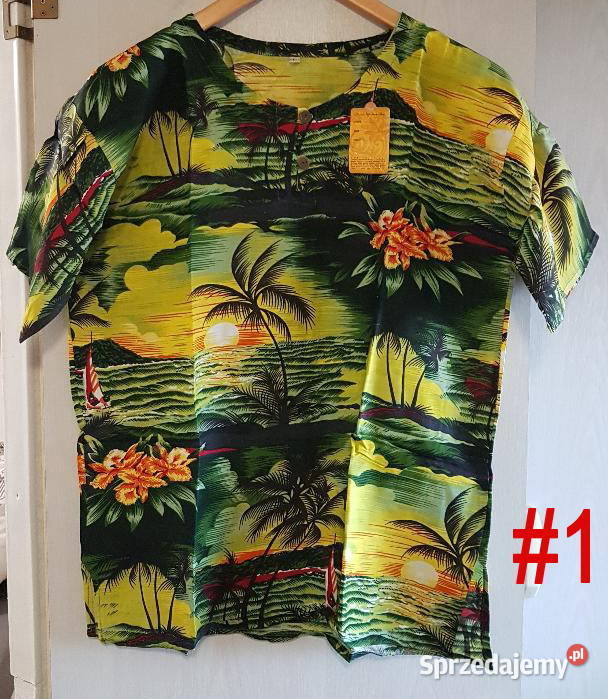 Tropikalny Koszula Plażowa z Bali Hippie Boho Odzież codzienna Kudowa-Zdrój