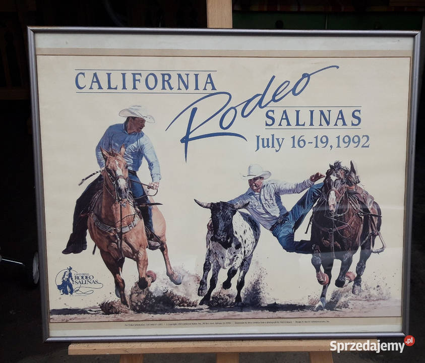 Plakat California Rodeo Salinas 1992 r Suchorzew