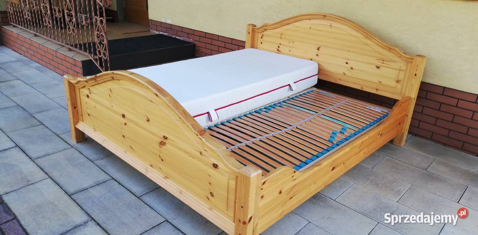 Łóżko drewniane 180x 200 łoże sypialnia stelaż Łóżka