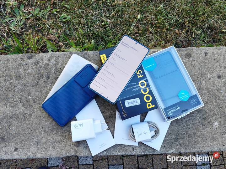 Telefon Poco F5 Piękny stan Komplet menu Bez Niegowonice