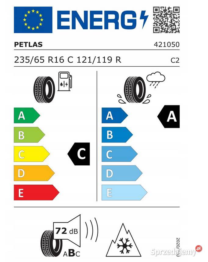 Opona 23565R16C 121R TL MS 12PR VANMASTER Petlas Annopol