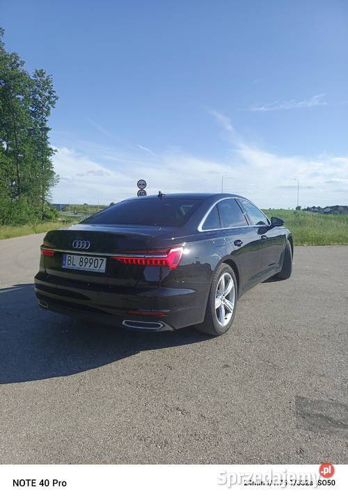 Audi A6 C8 sedan 20tdi nieuszkodzony Łomża