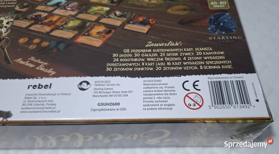 Gra planszowa Everdell edycja polska Rebel nowa Czeladź sprzedam