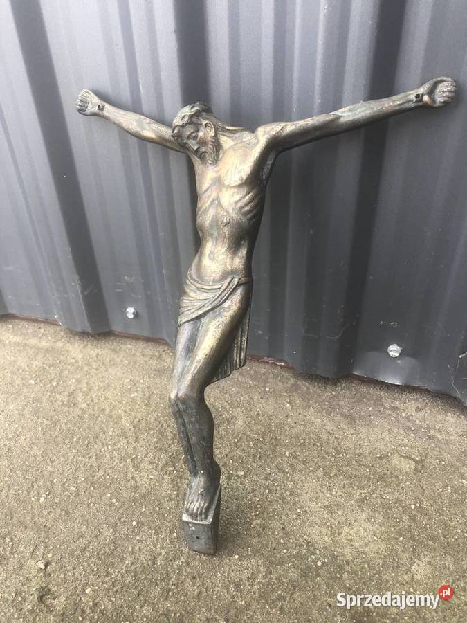 Jezus brąz Antyk Antyki Łowicz