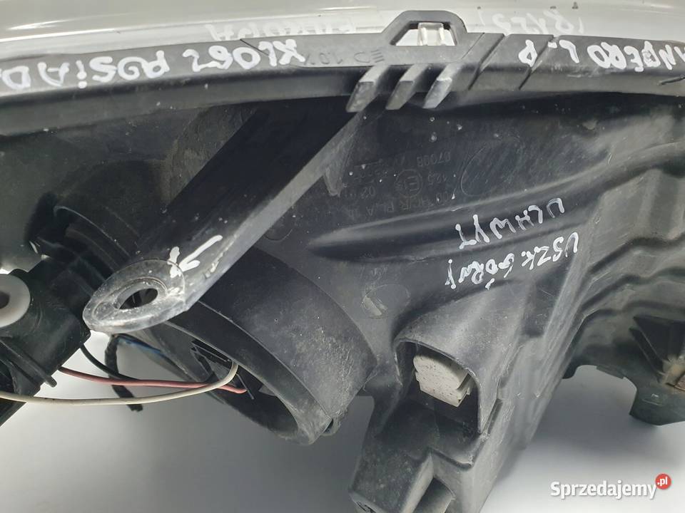 LAMPA LEWA Dacia Sandero I 0812r PRZEDNIA lewy Rudka