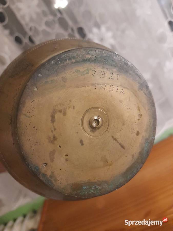 Wazon indyjski w stylu vintage wykonany z Kostrzyn nad Odrą