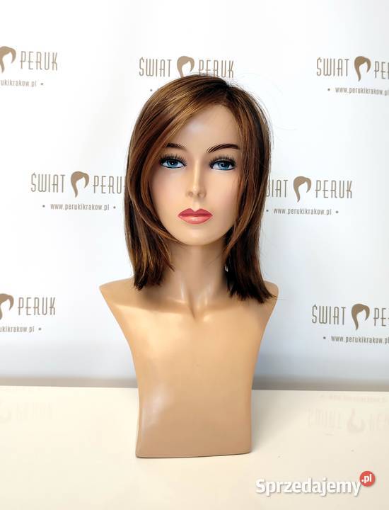 Peruka półdługa z włosów syntetycznych Końskie