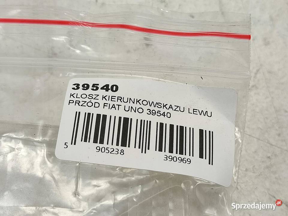 KLOSZ KIERUNKOWSKAZU LEWU PRZÓD FIAT UNO 1988 osobowe Pozostałe lubelskie