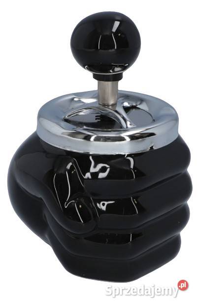 Zamykana Popielniczka Ceramiczna w Kształcie Ostrowy nad Okszą sprzedam