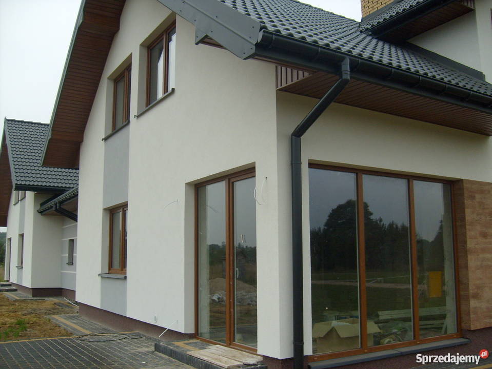 Nowy Bliżniak z dużą działką Legionowo cegła