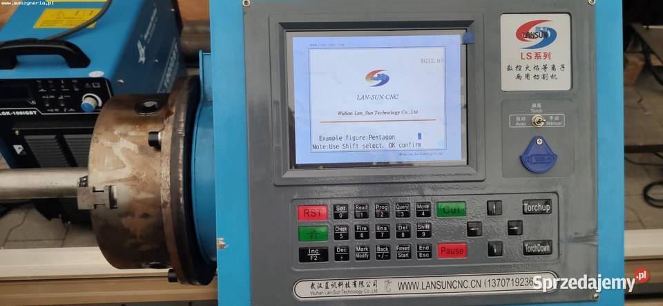 Wycinarka plazmowa do rur LANSUN CNC XG3205