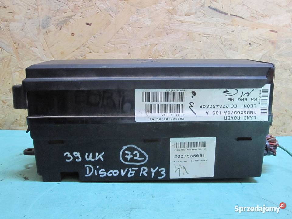 DISCOVERY III 27 TD 07r skrzynka bezpieczników świętokrzyskie