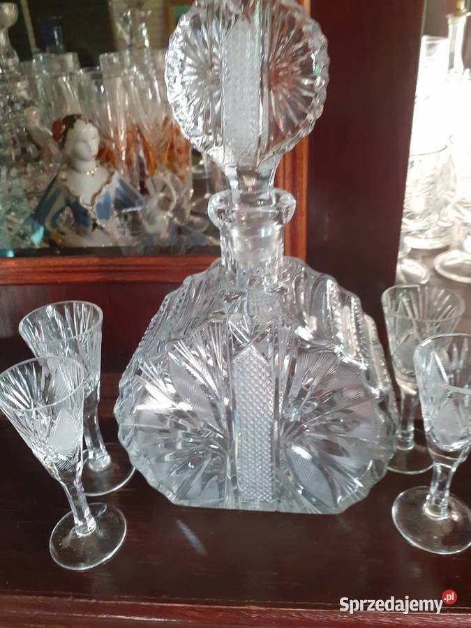 Krysztalowy Komplet do likieru Warszawa