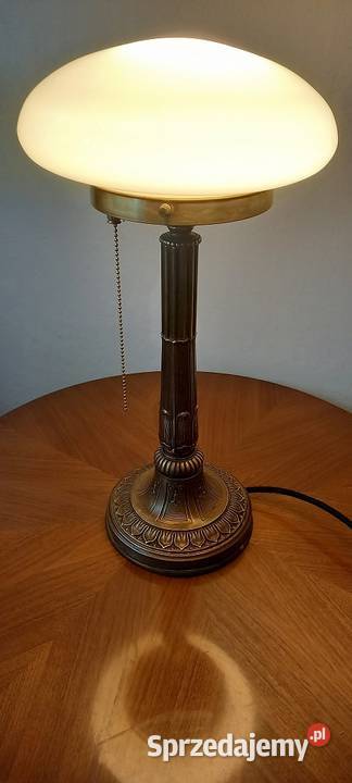 Bogato zdobiona mosiężna lampa w stylu Art Deco sprzedam