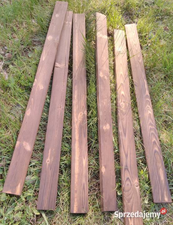 Deska opalana 1 m Shou Sugi Ban do aranżacji Katowice sprzedam