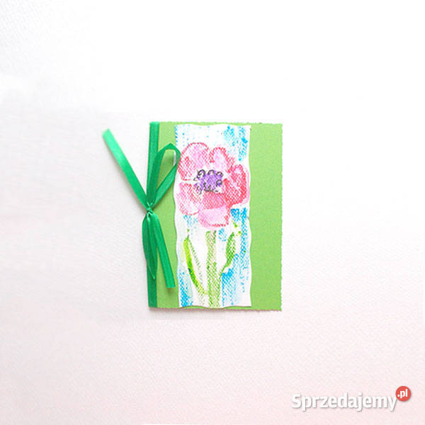 kartki bez zyczeń zielona kartka kwiat kartka Kielce