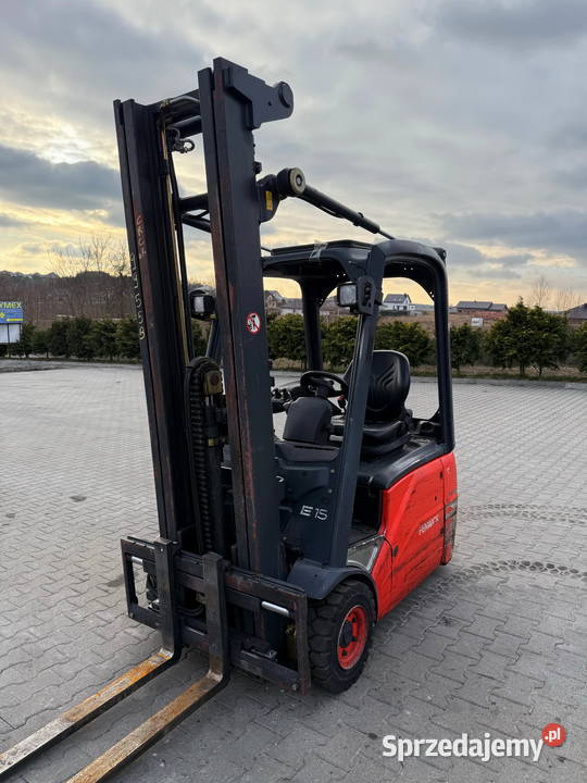 wózek widłowy elektryczny LINDE E15 Triplex 550m
