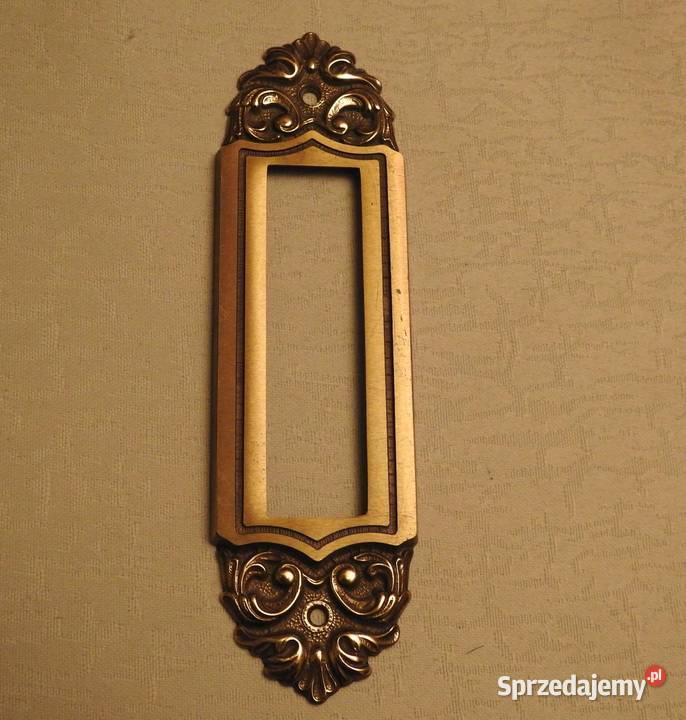 Dekoracja ozdoba na drzwi brąz mosiądz podkarpackie Przemyśl