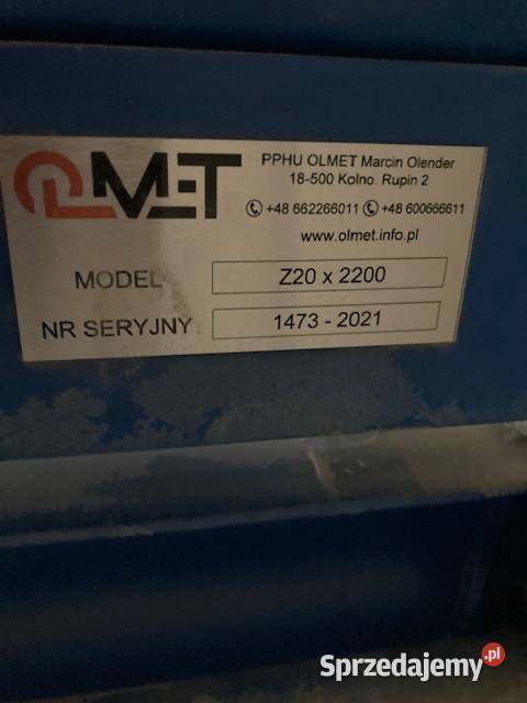 Sprzedam zagniatarkę do blachy stalowej Pozostałe Jabłonna