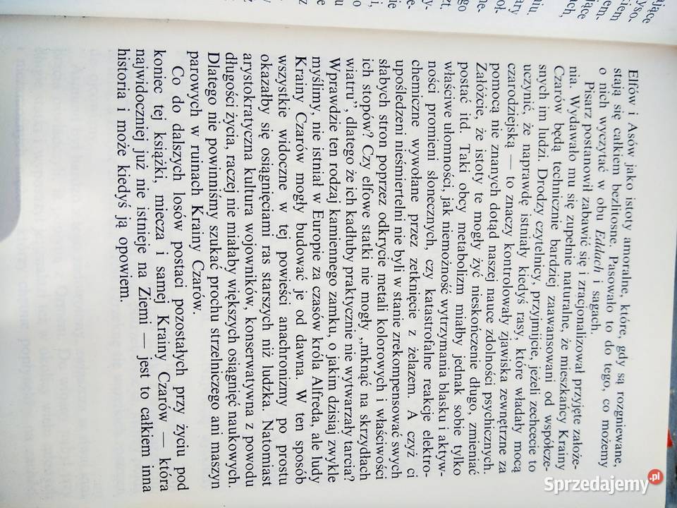 Zaklęty miecz Anderson fantasy antykwariat Warszawa sprzedam