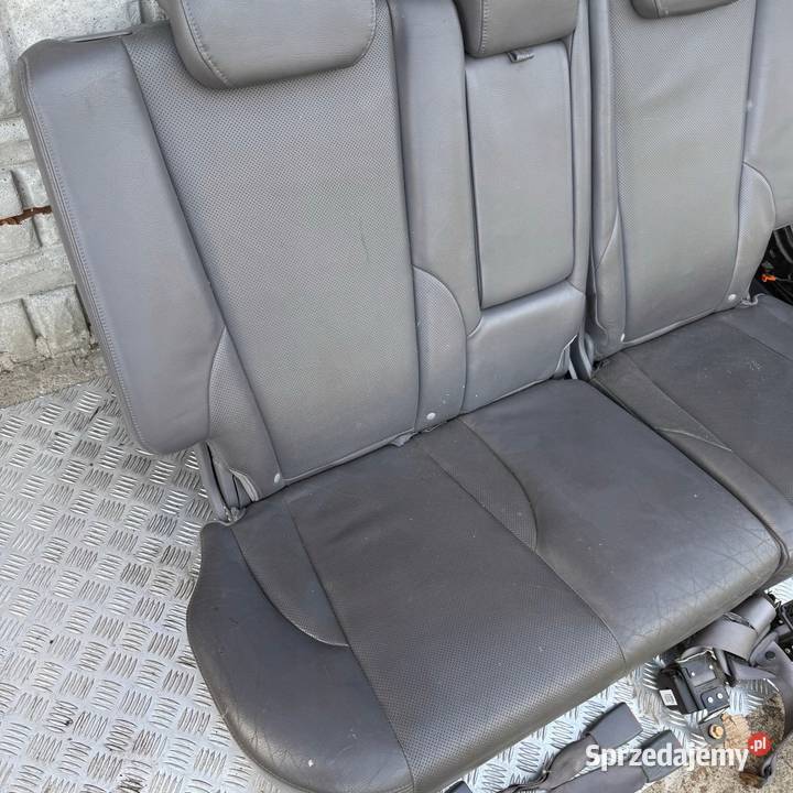 Fotele Kanapa Tył Skóra Pasy Tylne Komplet