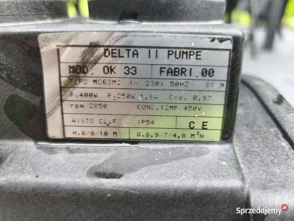 Pompa wodna Delta OK 33 Rokiciny Podhalańskie