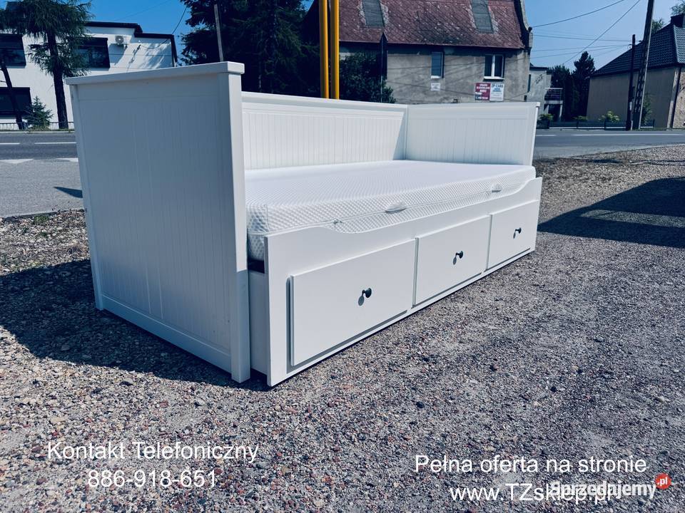 IKEA HEMNES Leżanka Łóżko z 3 szufladami 2 Łóżka Rybnik