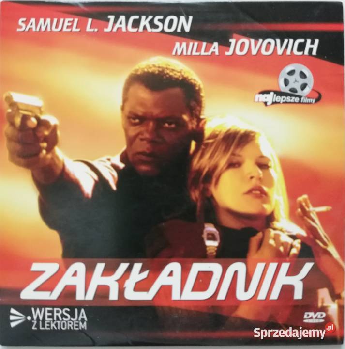 Zakładnik DVD Samuel L Jackson Milla Jovovich Łódź