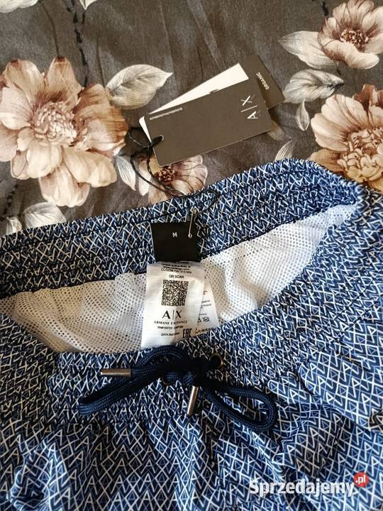 Szorty kąpielowe Armani Exchange rozmiar M niebieski Białystok sprzedam