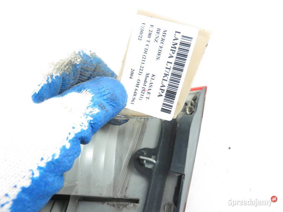 LAMPA LEWA TYLNA KLAPA MERCEDES 211 A2118201364 małopolskie
