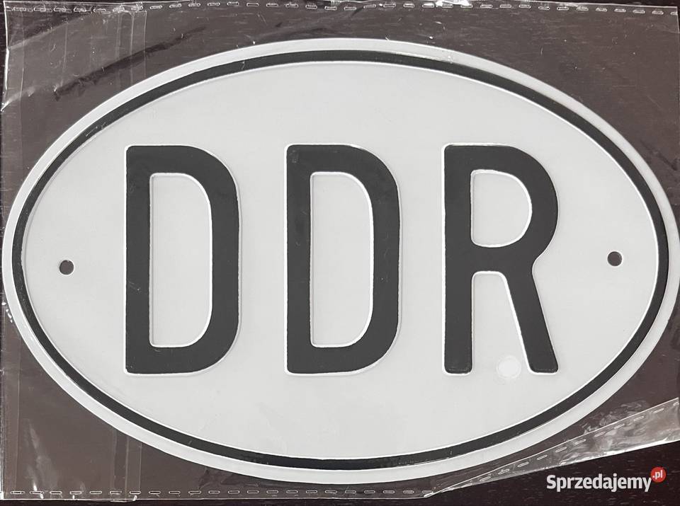 Tabliczka DDR na samochód wartburg Trabant Opole sprzedam