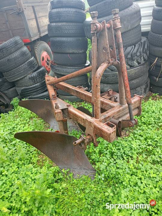 Pług dwu skibowy Unia Grudziądz nieuszkodzony Pługi Maszyny rolnicze Oświęcim