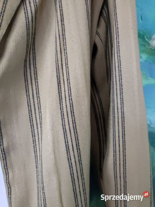 efektowna vintage bawełniana elegancka marynarka Odzież damska