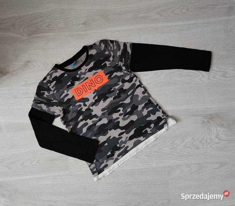 Zestaw 6 bluzek tshirtów 134 z długim rękawem Ustka