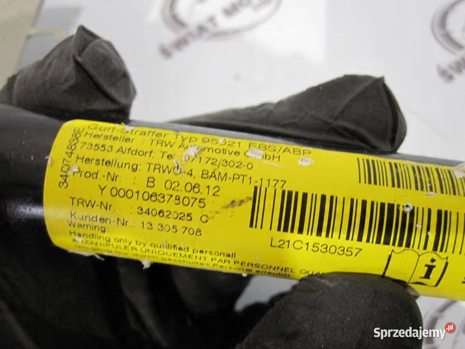 OPEL MERIVA B 12r pas bezpieczeństwa napinacz świętokrzyskie sprzedam
