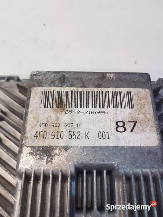 KOMPUTER STEROWNIK SILNIKA AUDI A6 C6 4F0910552K Komputery Przystajń