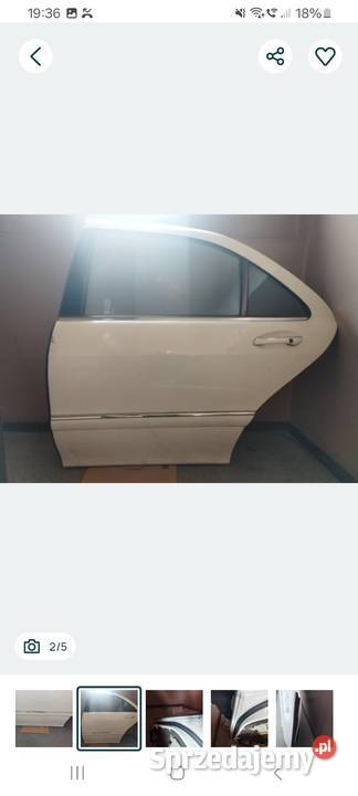 Drzwi lewy tył mercedes Ruda Śląska