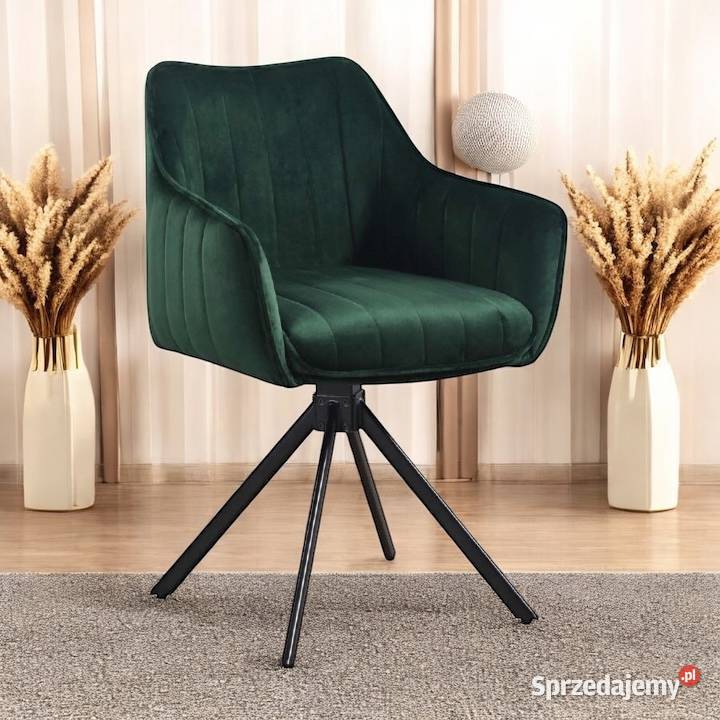 Krzesło Tapicerowane Alex 360 Butelkowa Zieleń Tarchały Małe sprzedam