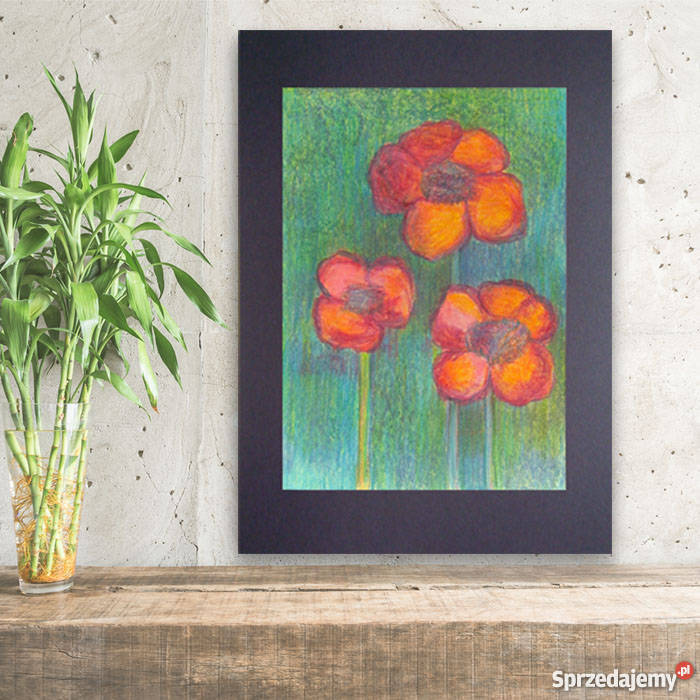 obrazek z kwiatamiczerwone kwiaty rysunek do Katowice