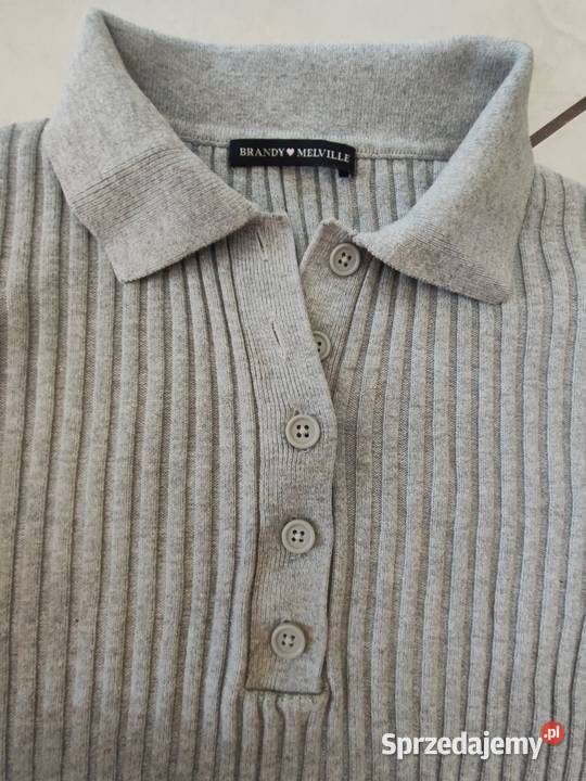 Brandy Melville długi rękaw sweter kardigan