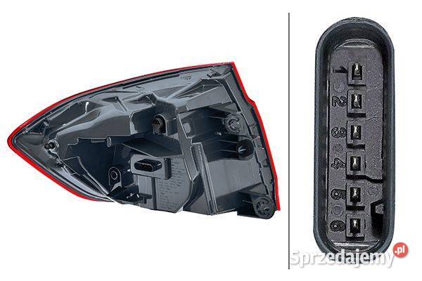 BMW 3 Sedan F30F80 1519 Lampa tylna zewnętrzna osobowe Łódź