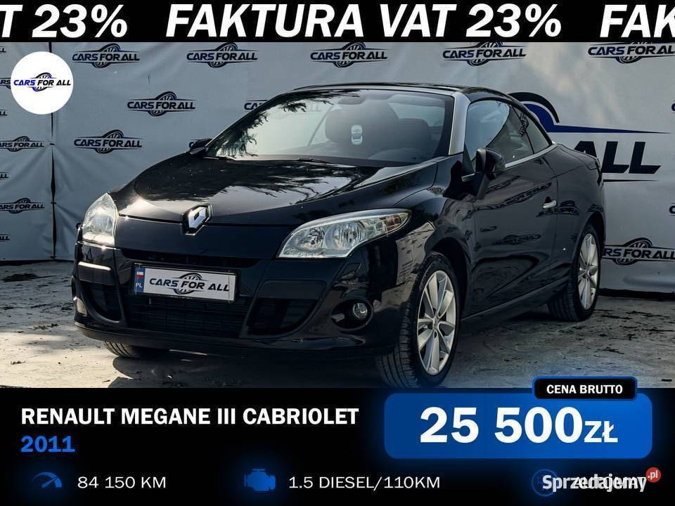 Renault Megane CC 15 dCi 110 Cabrio Niski podkarpackie Rzeszów sprzedam