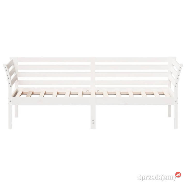 Łóżko dzienne białe lite drewno sosnowe 75x190 76cm Warszawa sprzedam
