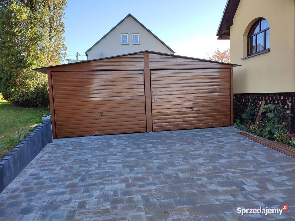 Garaż Blaszany 6x6m Dwuspadowy Złoty Dąb Garaże Bydgoszcz