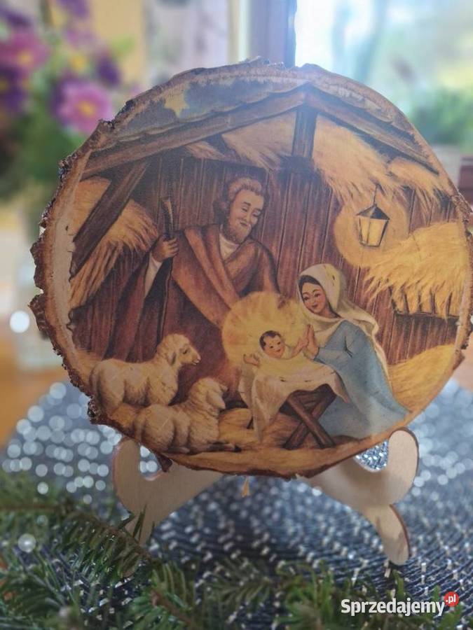 Szopka Bożonarodzeniowa z drewna Strzyżów sprzedam