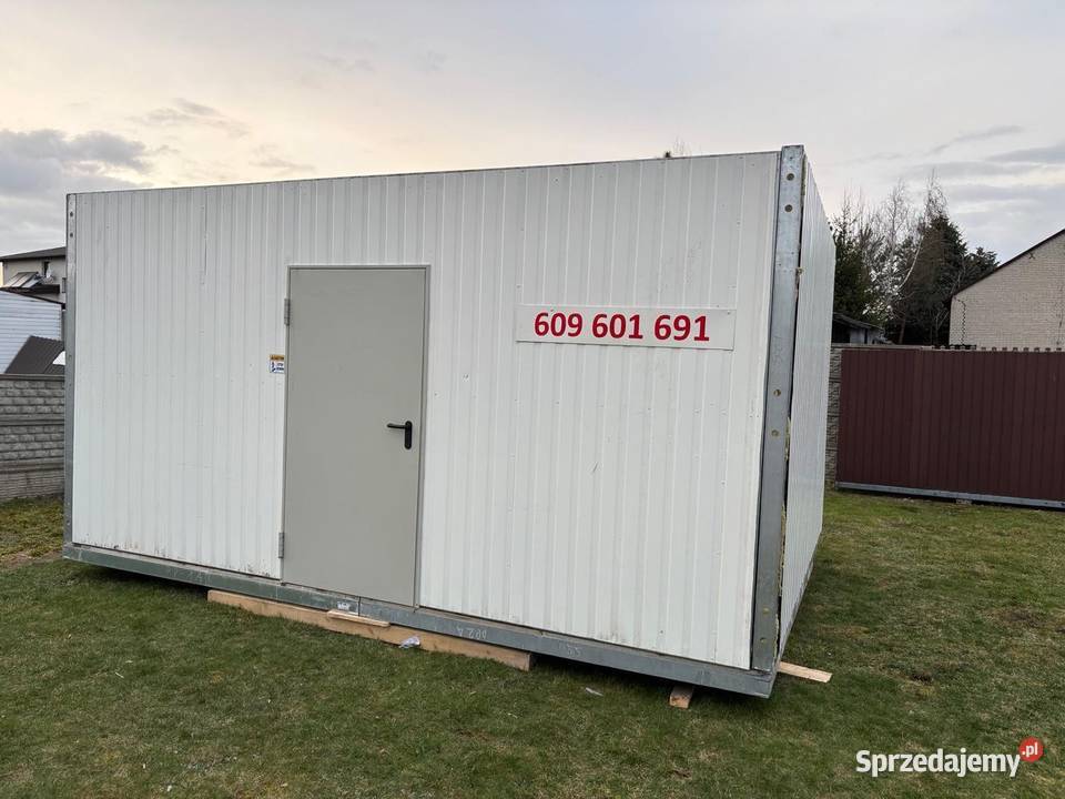 Kontener biurowy socjalny ocieplany