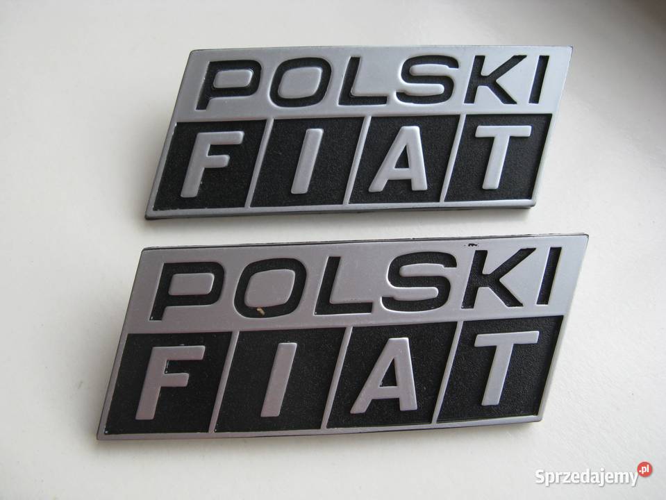 Emblemat logo znaczek POLSKI FIAT NOWY ORYGINAŁ Dąbrowa Górnicza